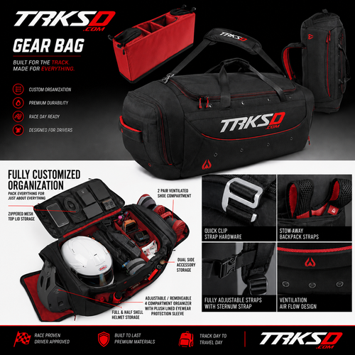 TRKSD Track Day Duffel Bag