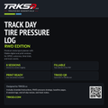 TRKSD RWD Tire Pressure Log Pro