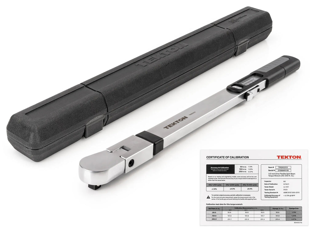 Flex Head Split Beam Torque Wrench 1/2" Drive